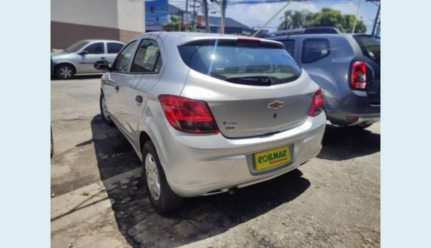 CHEVROLET ONIX 1.0 MPFI JOY 8V FLEX 4P - PRATA - 2018 Foto 4 (Grande)