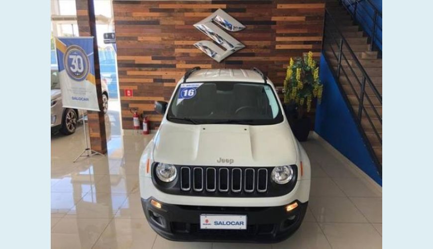 JEEP RENEGADE 1.8 16V FLEX SPORT 4P AUT. - BRANCO - 2016 Foto 4 (Grande)