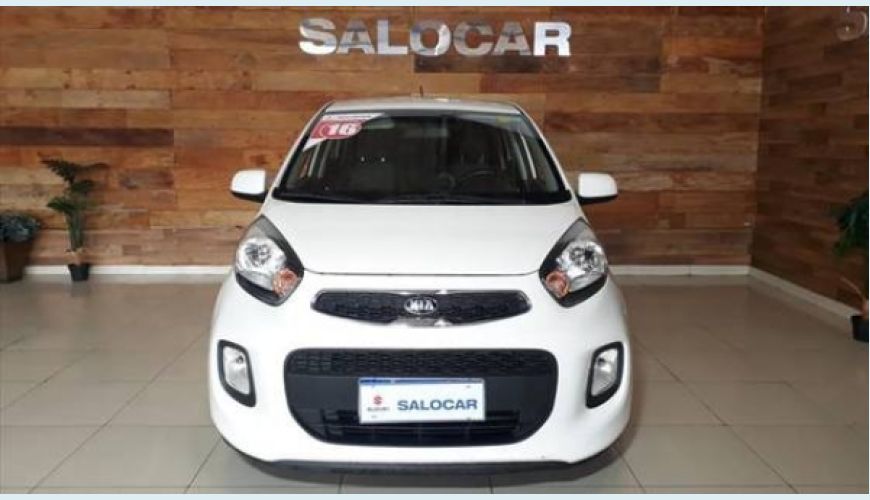 KIA PICANTO 1.0 EX 12V FLEX 4P - BRANCO - 2016 Foto 4 (Grande)