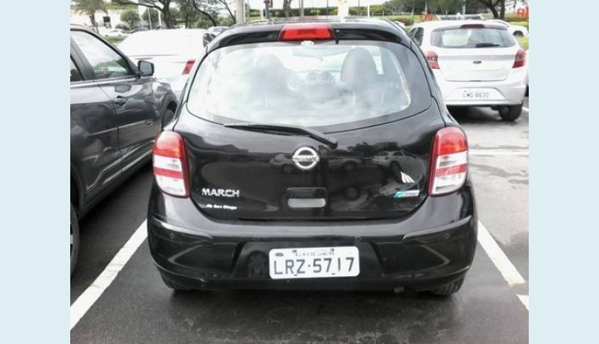 NISSAN MARCH 1.0 S 16V FLEX 4P - PRETO - 2014 Foto 4 (Grande)