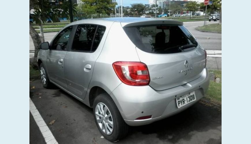 RENAULT SANDERO 1.0 EXPRESSION 16V FLEX 4P - PRATA - 2017 Foto 4 (Grande)
