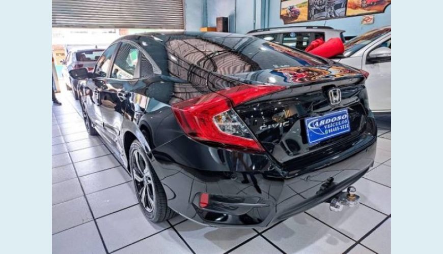 HONDA CIVIC 2.0 16V FLEXONE EXL 4P CVT - PRETO - 2019 Foto 4 (Grande)