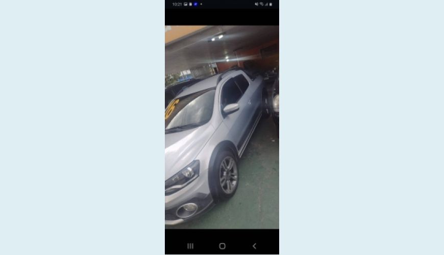 VOLKSWAGEN SAVEIRO 1.6 CROSS CD 16V FLEX 2P - PRATA - 2016 Foto 4 (Grande)
