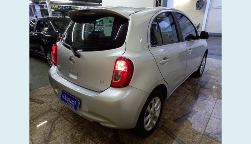 NISSAN MARCH 1.0 SV 12V FLEX 4P - PRATA - 2019 Foto 4 (Grande)
