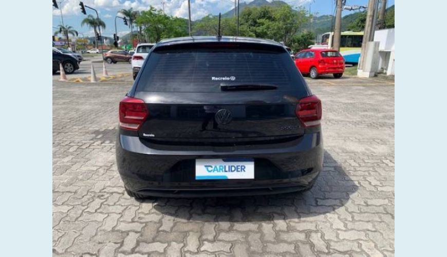 VOLKSWAGEN POLO 1.0 200 TSI COMFORTLINE AUT. - PRETO - 2019 Foto 4 (Grande)