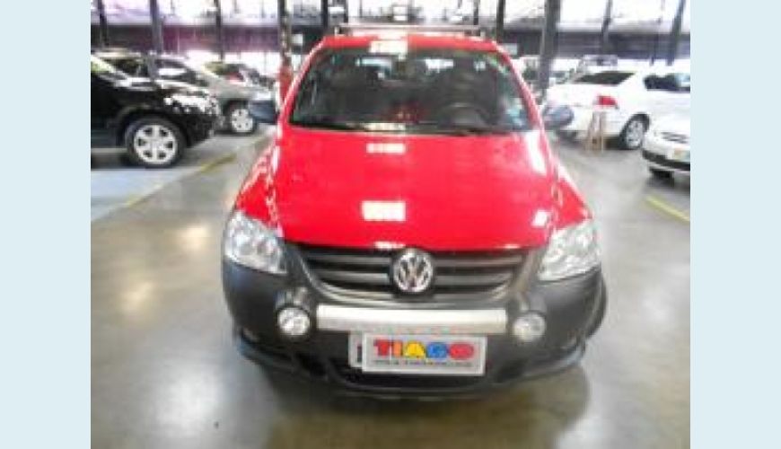 VOLKSWAGEN CROSSFOX 1.6 MI 8V TOTAL FLEX 4P - VERMELHO - 2008 Foto 4 (Grande)