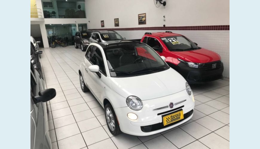 FIAT 500 1.4 CABRIO 8V FLEX 2P AUT. - BRANCO - 2015 Foto 4 (Grande)