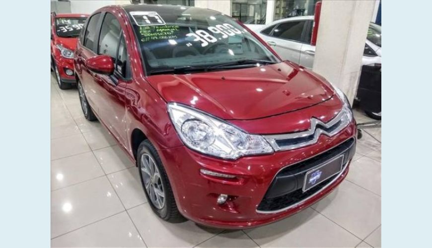 CITROËN C3 1.2 TENDANCE 12V FLEX 4P - VERMELHO - 2017 Foto 4 (Grande)