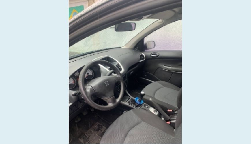 PEUGEOT 207 1.4 XR PASSION 8V FLEX 4P - CINZA - 2012 Foto 4 (Grande)