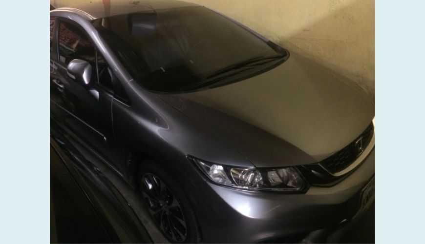 HONDA CIVIC 2.0 LXR 16V FLEX 4P AUT. - CINZA - 2016 Foto 4 (Grande)