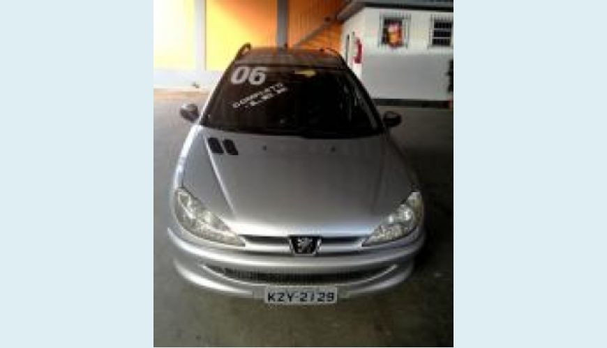 PEUGEOT 206 1.4 PRESENCE SW 8V 4P - PRATA - 2006 Foto 4 (Grande)