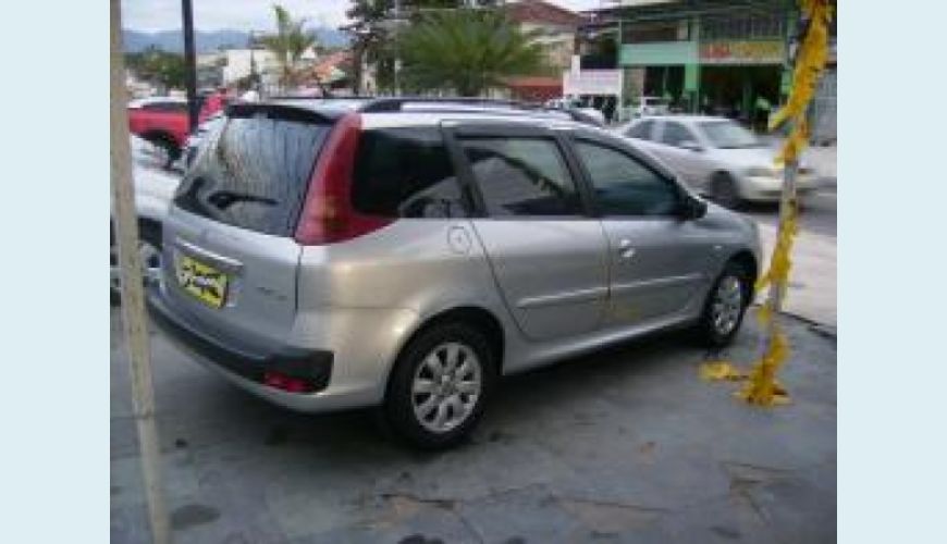 PEUGEOT 207 1.4 XR SW 8V FLEX 4P - PRATA - 2009 Foto 4 (Grande)