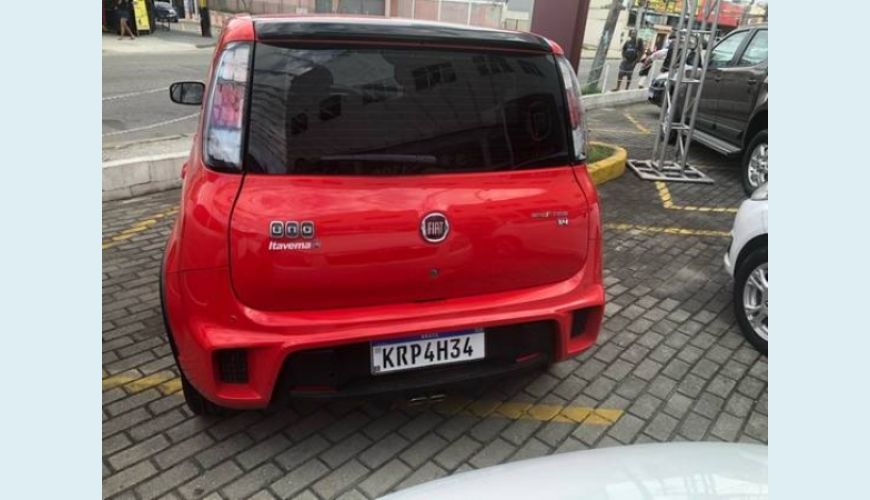 FIAT UNO 1.4 EVO SPORTING 8V FLEX 4P AUT. - VERMELHO - 2016 Foto 4 (Grande)