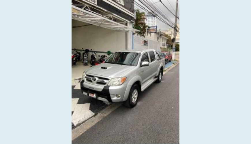 TOYOTA HILUX 3.0 SRV 4X4 CD 16V TURBO INTERCOOLER DIESEL 4P AUT. - PRATA - 2008 Foto 4 (Grande)