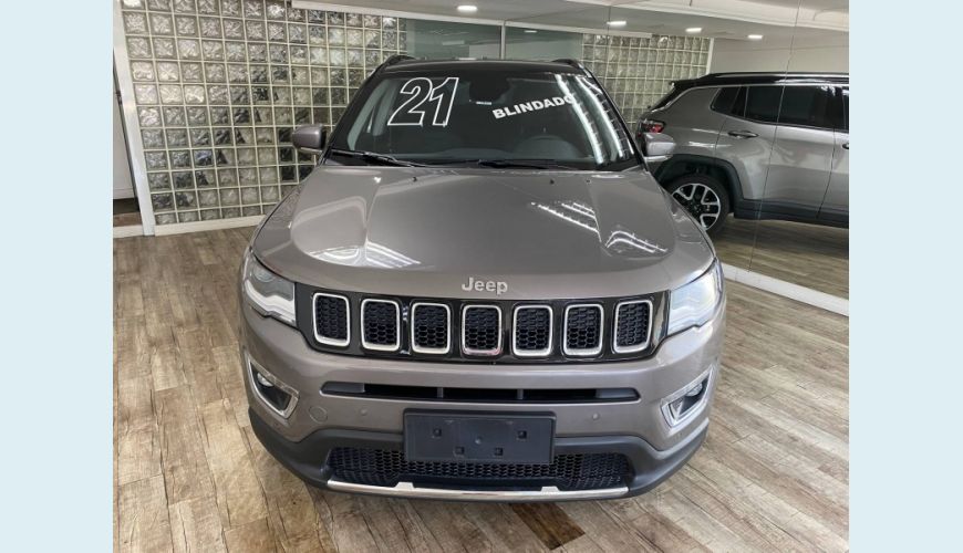 JEEP COMPASS 2.0 16V FLEX LIMITED AUT. - CINZA - 2021 Foto 4 (Grande)