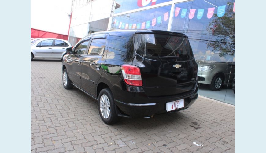 CHEVROLET SPIN 1.8 LT 8V FLEX 4P - PRETO - 2013 Foto 4 (Grande)