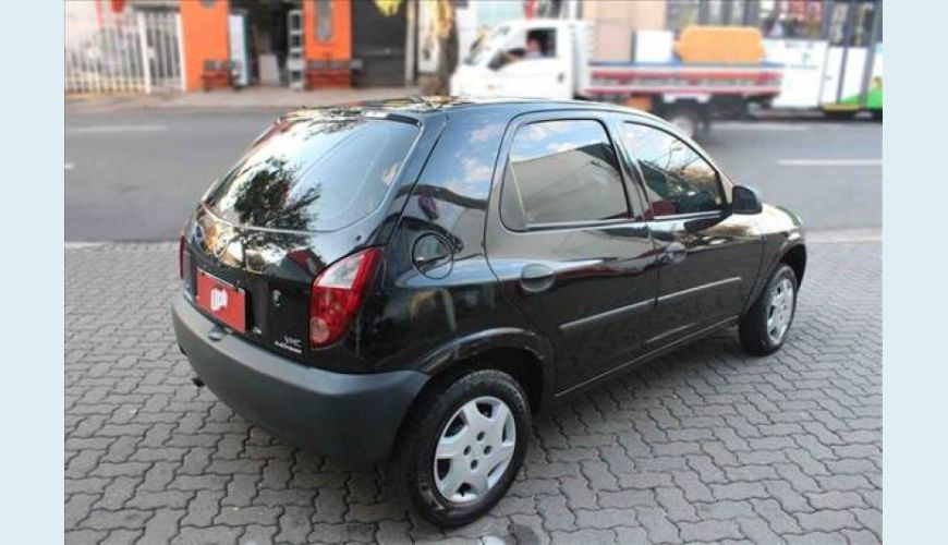 CHEVROLET CELTA 1.0 MPFI LIFE 8V FLEX 4P - PRETO - 2008 Foto 4 (Grande)