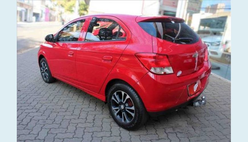 CHEVROLET ONIX 1.0 MPFI LT 8V FLEX 4P - VERMELHO - 2014 Foto 4 (Grande)