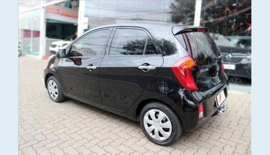 KIA PICANTO 1.0 EX 12V FLEX 4P - PRETO - 2016 Foto 4 (Grande)