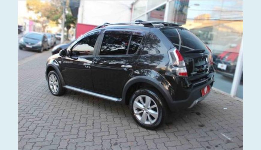 RENAULT SANDERO 1.6 STEPWAY 16V FLEX 4P - PRETO - 2012 Foto 4 (Grande)