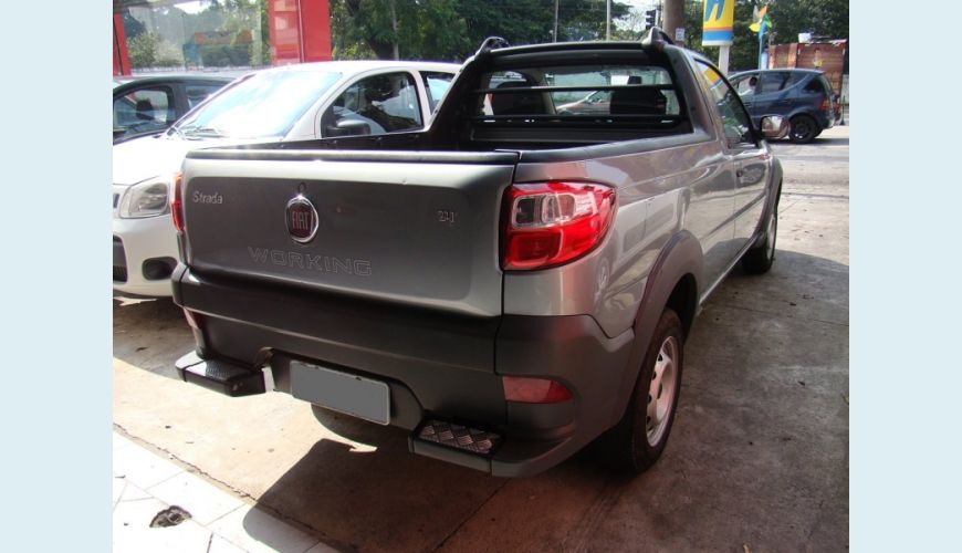 FIAT STRADA 1.4 MPI WORKING CS 8V FLEX 2P - CINZA - 2015 Foto 4 (Grande)