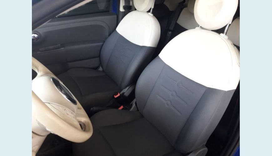 FIAT 500 1.4 CULT 8V FLEX 2P - AZUL - 2012 Foto 4 (Grande)