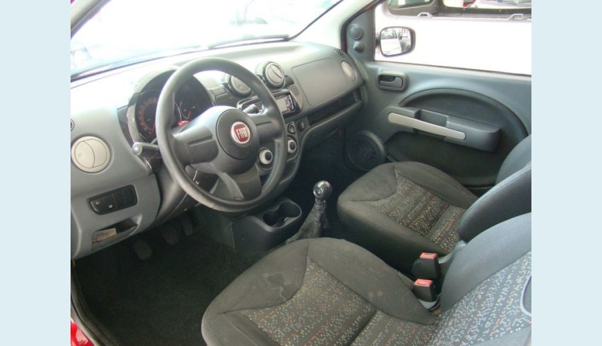 FIAT UNO 1.0 EVO VIVACE 8V FLEX 2P - VERMELHO - 2012 Foto 4 (Grande)