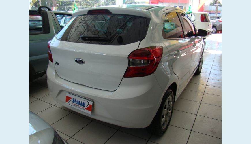 FORD KA 1.0 SE 12V FLEX 4P - BRANCO - 2015 Foto 4 (Grande)