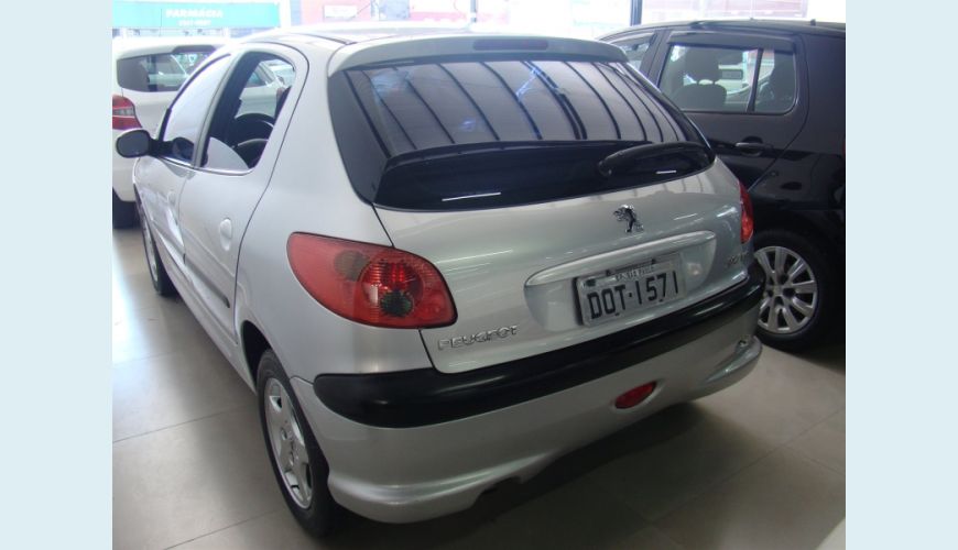 PEUGEOT 206 1.4 PRESENCE 8V 2P - PRATA - 2005 Foto 4 (Grande)