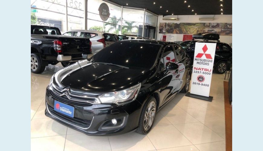 CITROËN C4 LOUNGE 1.6 EXCLUSIVE 16V TURBO 4P AUT. - PRETO - 2014 Foto 4 (Grande)