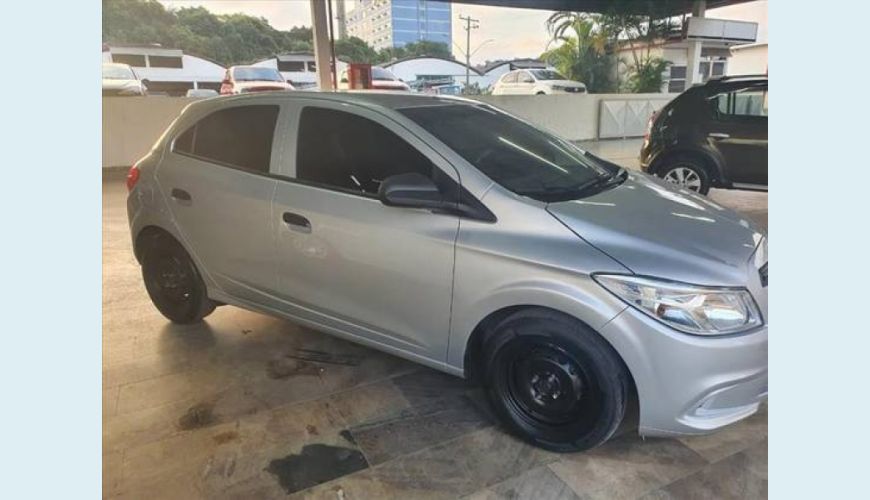 CHEVROLET ONIX 1.0 MPFI JOY 8V FLEX 4P - PRATA - 2018 Foto 4 (Grande)