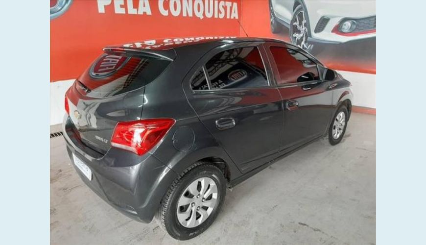 CHEVROLET ONIX 1.0 MPFI LT 8V FLEX 4P - CINZA - 2017 Foto 4 (Grande)