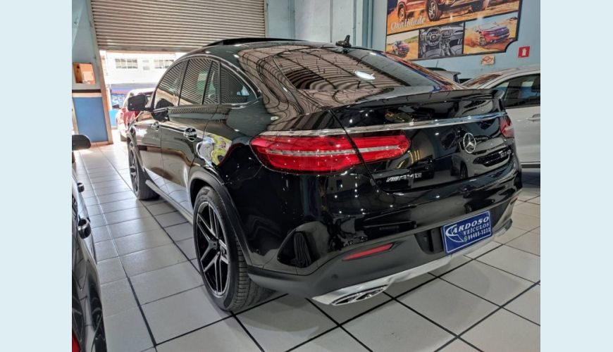 MERCEDES-BENZ GLE 43 AMG 3.0 V6 COUPÉ 4MATIC 9G-TRONIC - PRETO - 2018 Foto 4 (Grande)