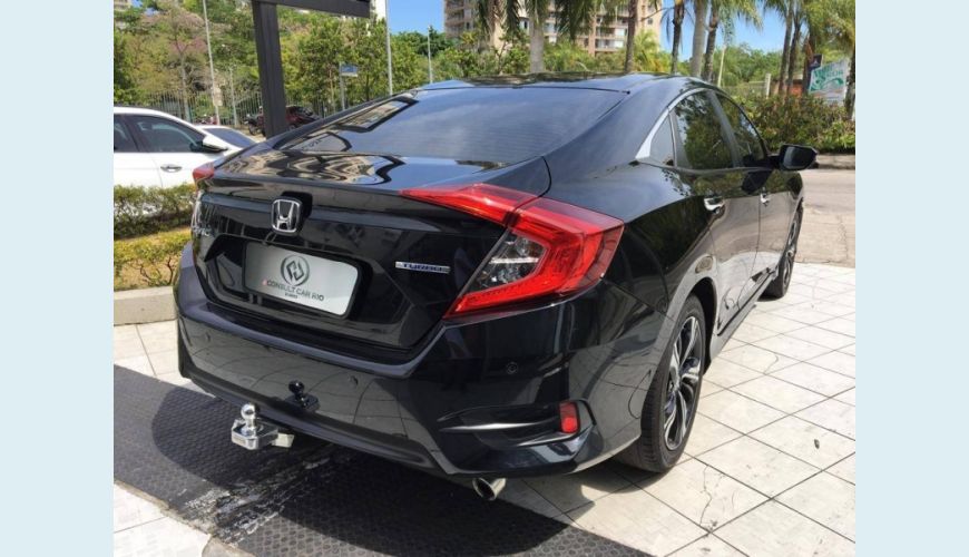 HONDA CIVIC 1.5 16V TURBO TOURING 4P CVT - PRETO - 2017 Foto 4 (Grande)