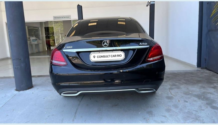 MERCEDES-BENZ C 180 1.6 CGI 16V TURBO FLEX 4P AUT. - PRETO - 2016 Foto 4 (Grande)