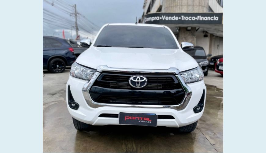 TOYOTA HILUX 2.8 D-4D TURBO DIESEL CD SRV 4X4 AUT. - BRANCO - 2021 Foto 4 (Grande)