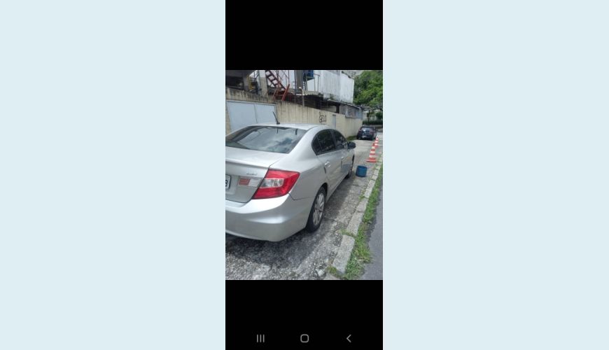 HONDA CIVIC 1.8 LXS 16V FLEX 4P AUT. - CINZA - 2013 Foto 4 (Grande)