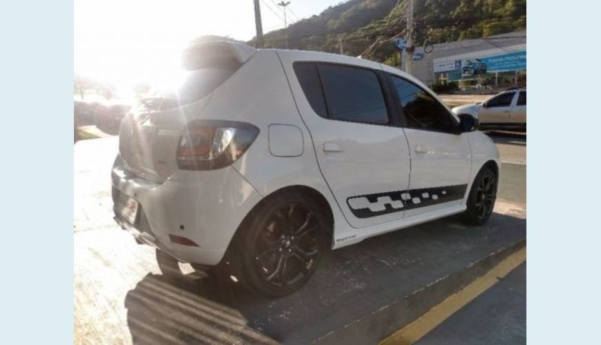 RENAULT SANDERO 2.0 16V HI-FLEX RS RACING SPIRIT - BRANCO - 2019 Foto 4 (Grande)