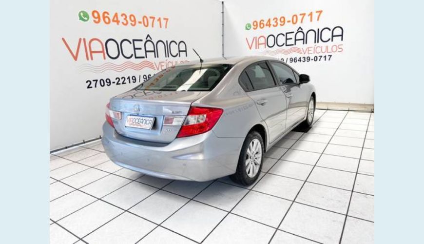 HONDA CIVIC 1.8 LXS 16V FLEX 4P AUT. - CINZA - 2015 Foto 4 (Grande)