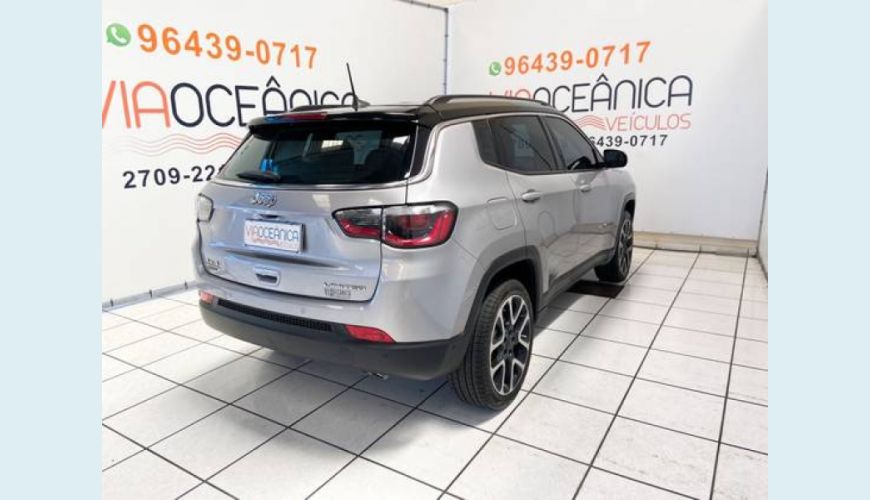 JEEP COMPASS 2.0 16V DIESEL LIMITED 4X4 AUT. - PRATA - 2019 Foto 4 (Grande)