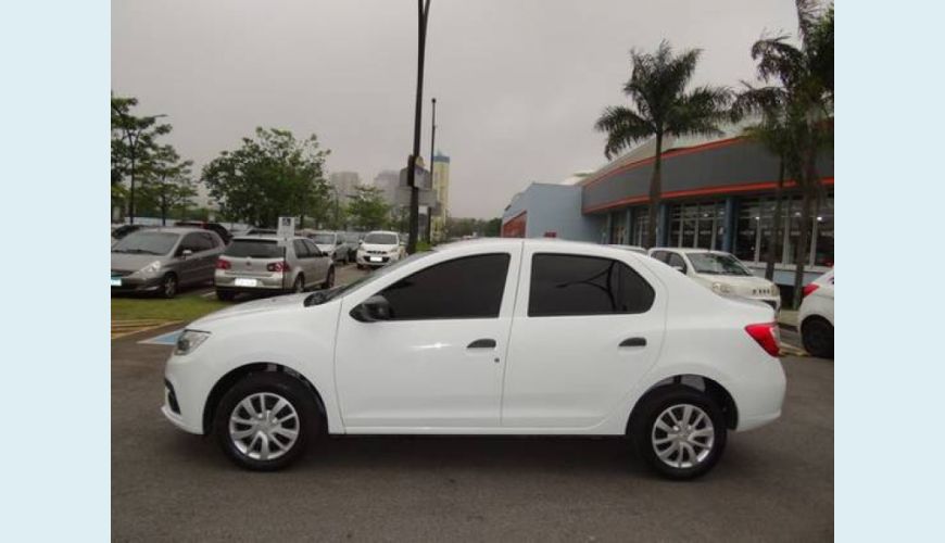 RENAULT LOGAN 1.0 12V SCE FLEX LIFE - BRANCO - 2020 Foto 4 (Grande)