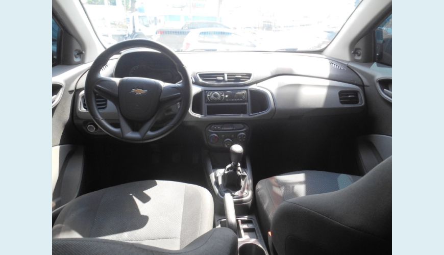 CHEVROLET ONIX 1.0 MPFI JOY 8V FLEX 4P - PRATA - 2018 Foto 4 (Grande)