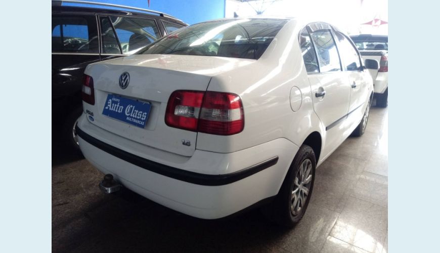 VOLKSWAGEN POLO SEDAN 1.6 8V 4P - BRANCO - 2003 Foto 4 (Grande)