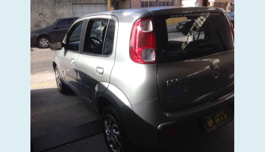 FIAT UNO 1.0 EVO VIVACE 8V FLEX 4P - CINZA - 2011 Foto 4 (Grande)