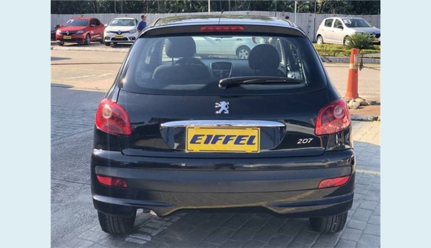 PEUGEOT 207 1.4 XR 8V FLEX 2P - PRETO - 2010 Foto 4 (Grande)