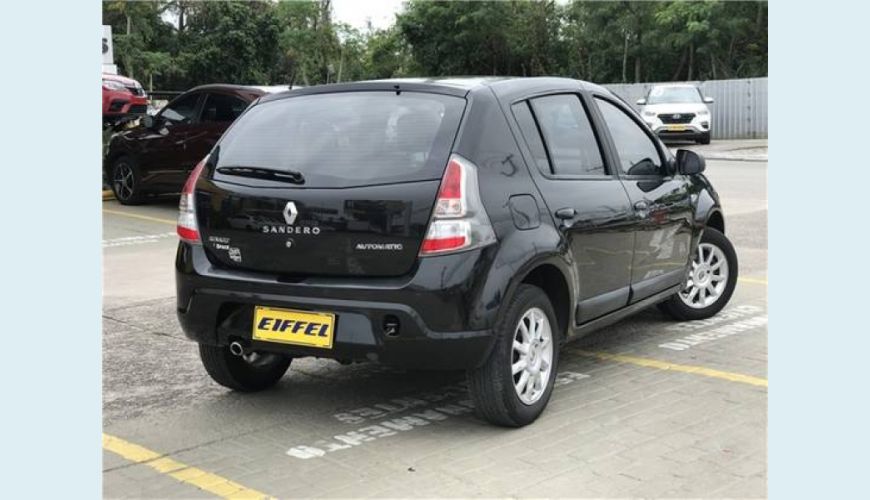RENAULT SANDERO 1.6 PRIVILÉGE 16V FLEX 4P AUT. - PRETO - 2014 Foto 4 (Grande)