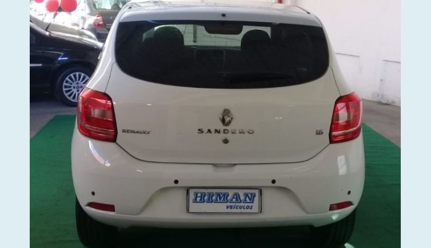RENAULT SANDERO 1.6 DYNAMIQUE 8V FLEX 4P - BRANCO - 2015 Foto 4 (Grande)