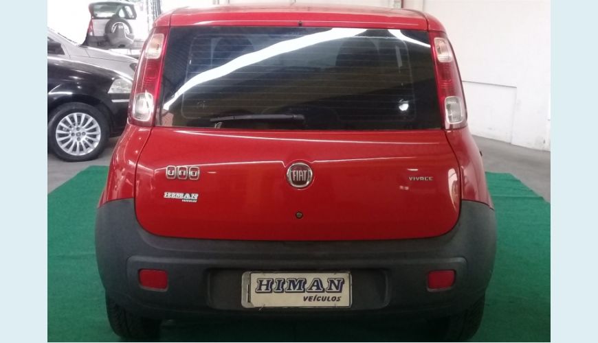 FIAT UNO 1.0 EVO VIVACE 8V FLEX 4P - VERMELHO - 2011 Foto 4 (Grande)