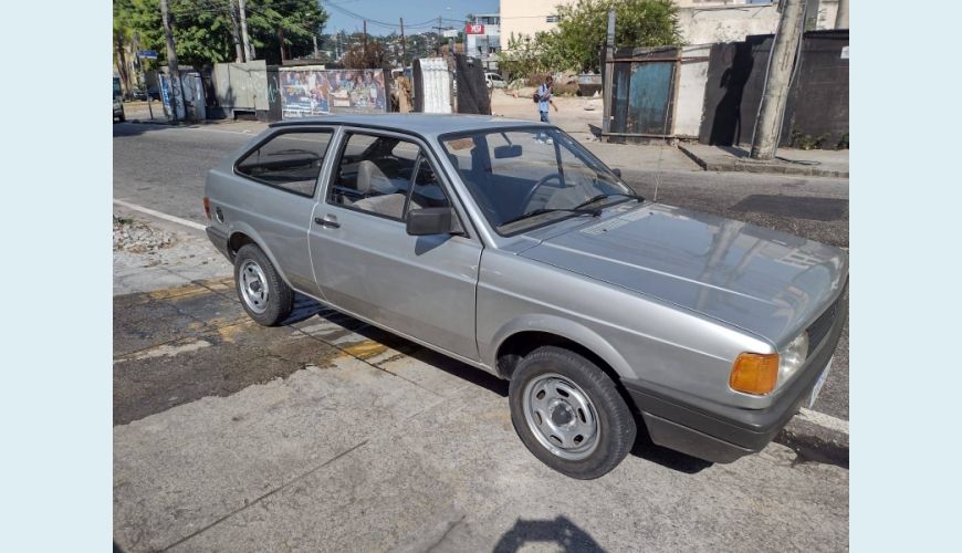 VOLKSWAGEN GOL 1.0 8V 2P - PRATA - 1996 Foto 4 (Grande)