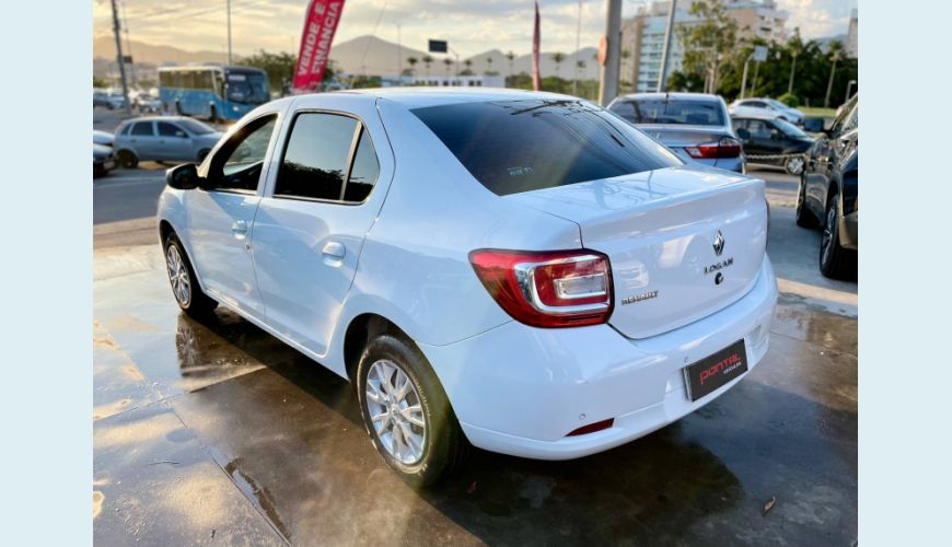 RENAULT LOGAN 1.0 12V SCE FLEX ZEN - BRANCO - 2020 Foto 4 (Grande)